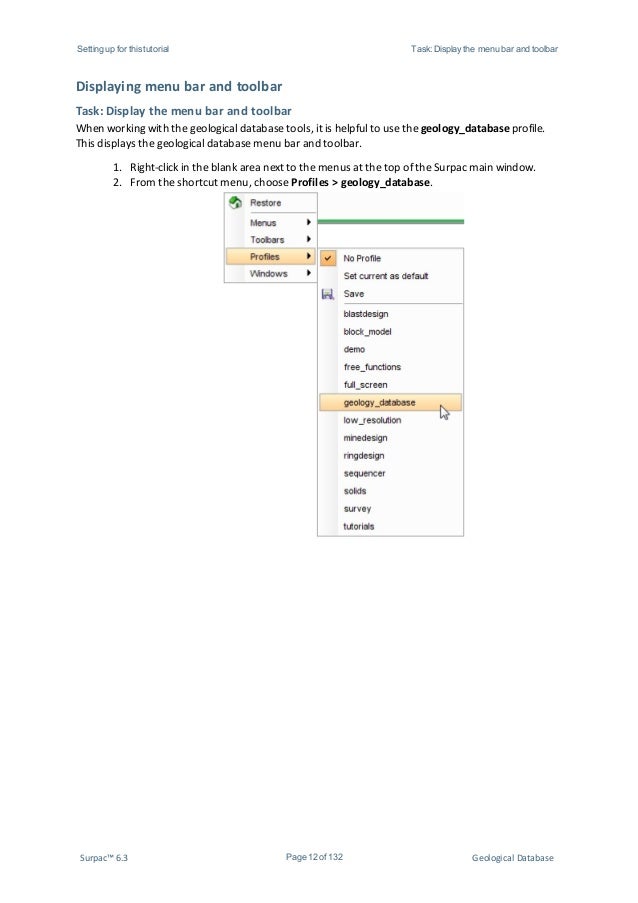 surpac slideshare geologcal