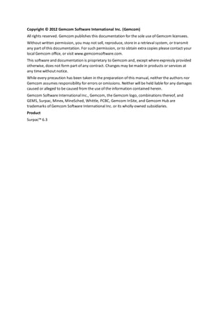 Surpac geological modelling 3 | PDF
