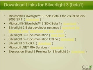 Surpreenda-se com o Silverlight 3