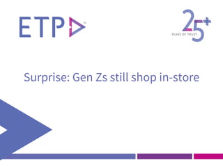 Surprise: Gen Zs still shop in-store
 