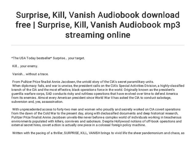 surprise vanish kill surprise vanish kill