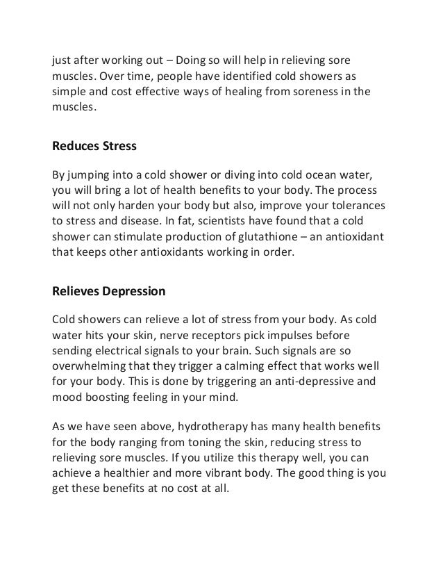 Surprising benefits of cold showers why you should occasionally tak…