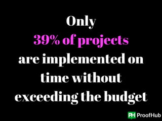 Surprising project management statistics | PDF