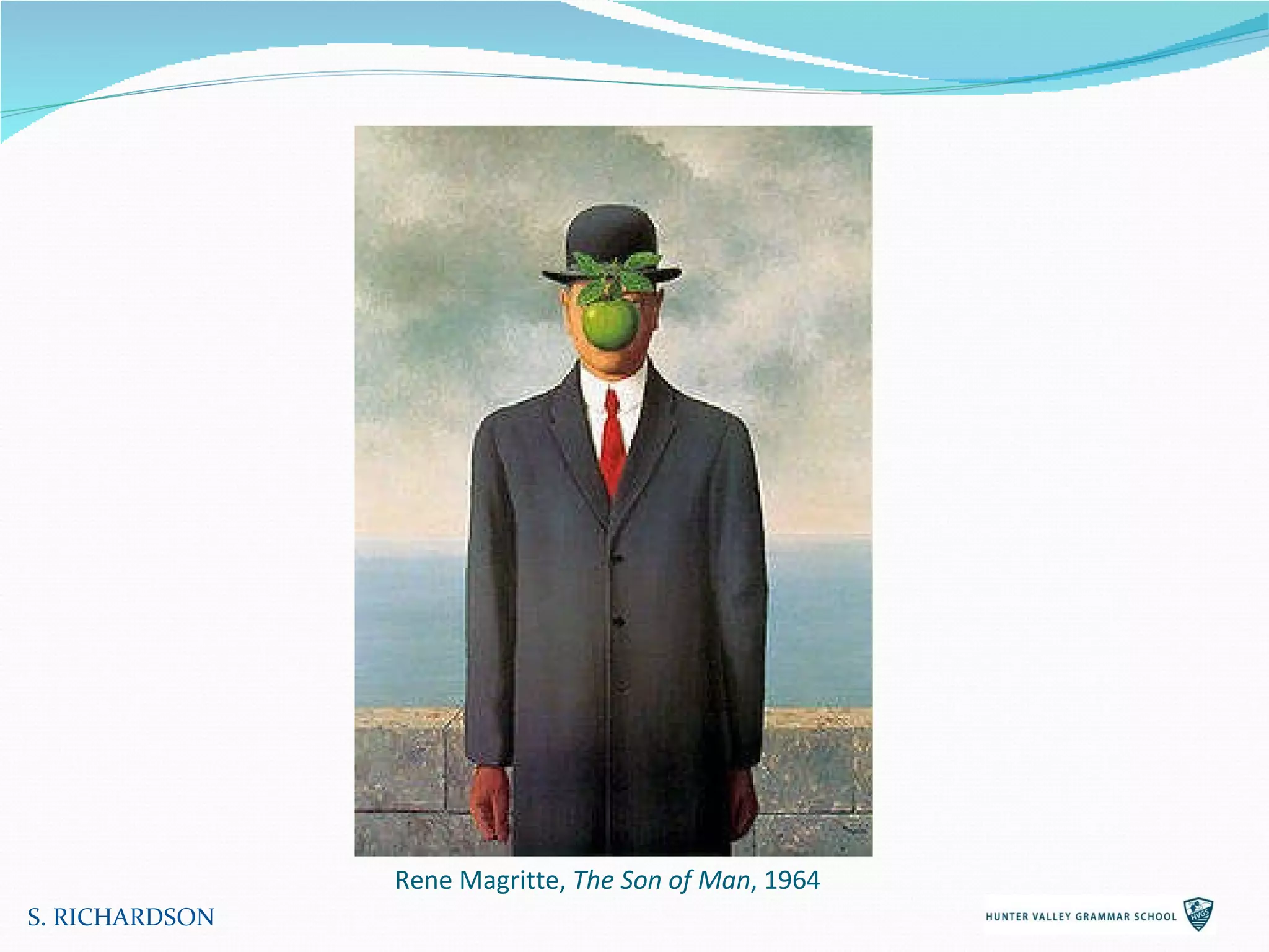 S. RICHARDSON Rene Magritte,  The Son of Man , 1964 