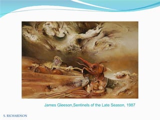 James Gleeson,Sentinels of the Late Season, 1987 S. RICHARDSON 