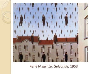 Rene Magritte, Golconde, 1953

 