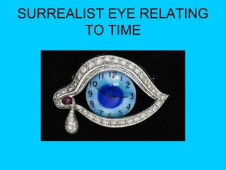 SURREALIST EYE RELATING
TO TIME

 