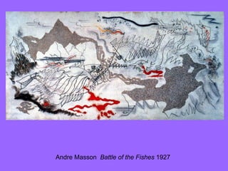 Andre Masson  Battle of the Fishes  1927   