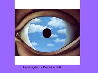 Rene Magritte  Le Faux Mirior  1928 