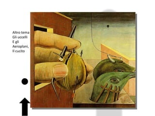 Altro tema Gli uccelli E gli Aeroplani, Il cucito 