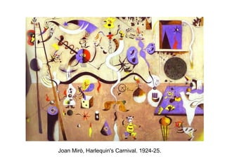Joan Mirò, Harlequin's Carnival. 1924-25.
 