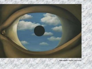 Falso espelho, Magritte, 1928, MOMA
 