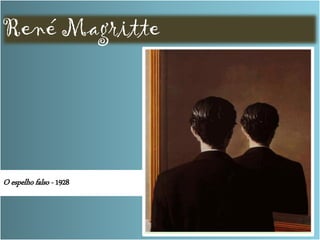 René Magritte
O espelho falso - 1928
 