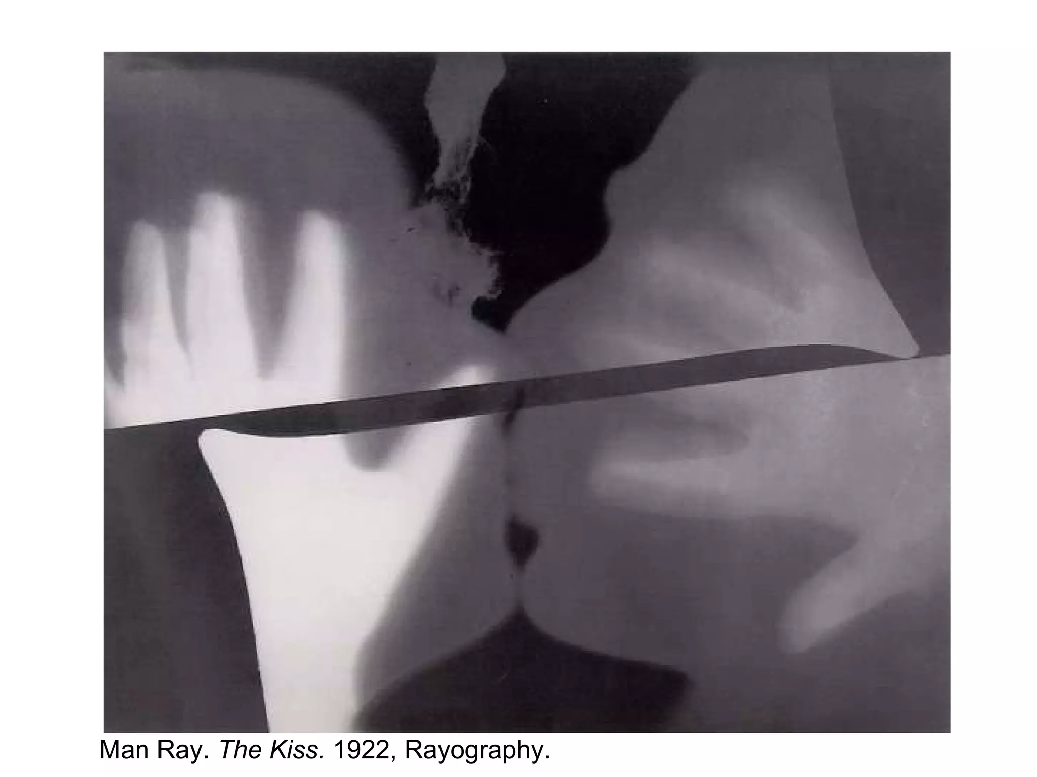 Man Ray.  The Kiss.  1922, Rayography. 