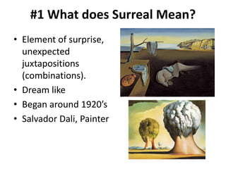 What does sale surreal mean