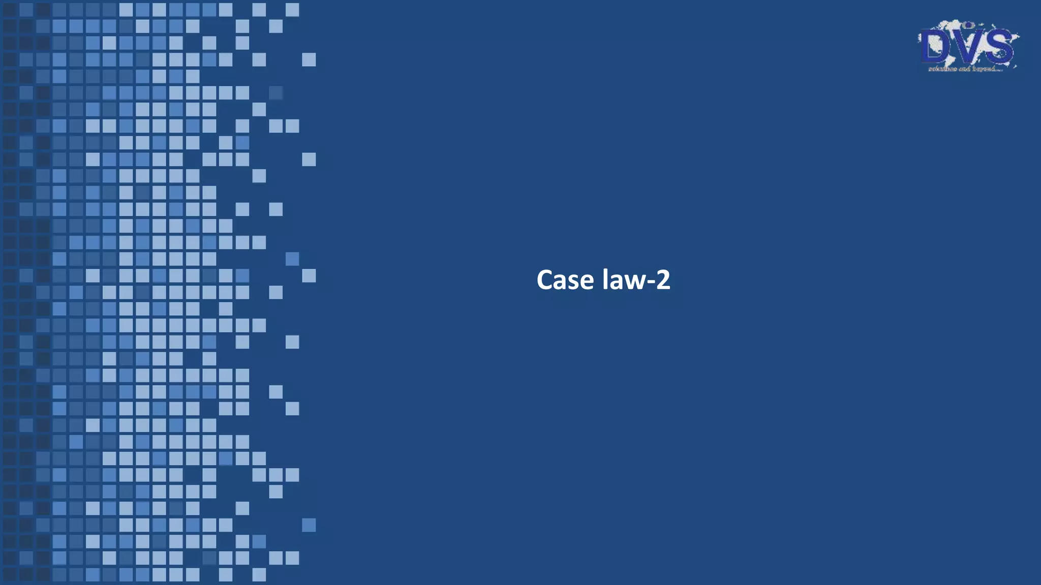 Case law-2
 