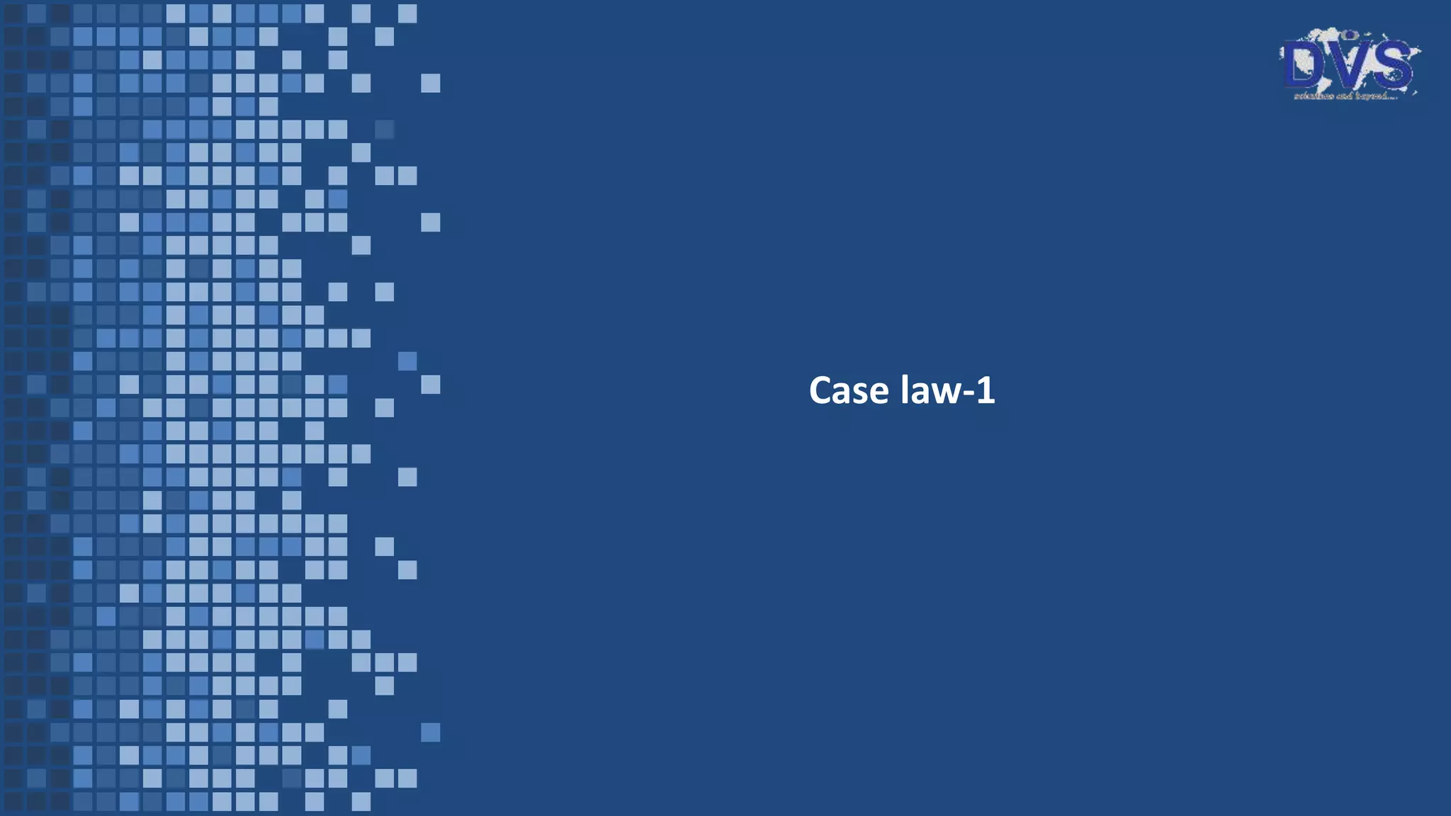 Case law-1
 