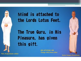 Surrender to lotus feet