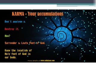 Surrender to lotus feet