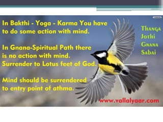 Surrender to lotus feet