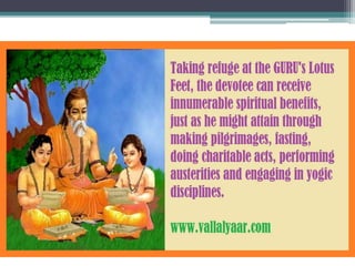 Surrender to lotus feet