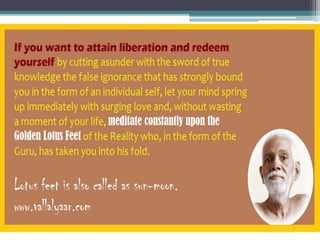 Surrender to lotus feet