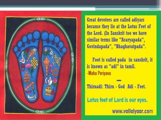 Surrender to lotus feet