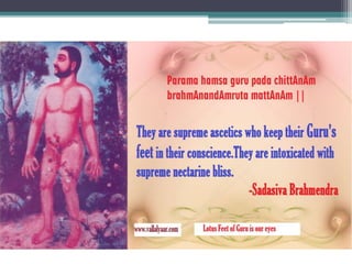 Surrender to lotus feet