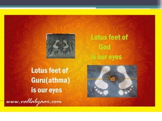 Surrender to lotus feet