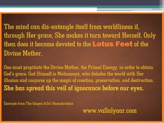 Surrender to lotus feet