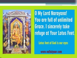 Surrender to lotus feet