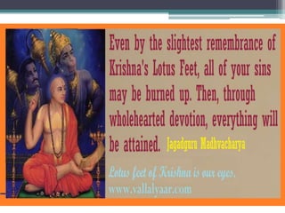 Surrender to lotus feet