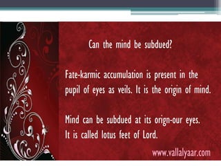 Surrender to lotus feet