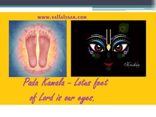 Surrender to lotus feet