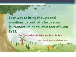 Surrender to lotus feet