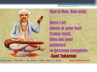 Surrender to lotus feet