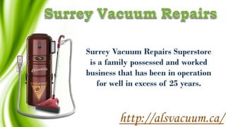 Surrey Vacuum Repairs