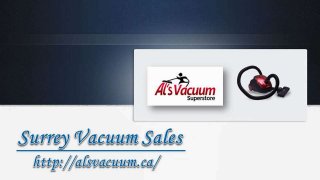 Surrey Vacuum Sales