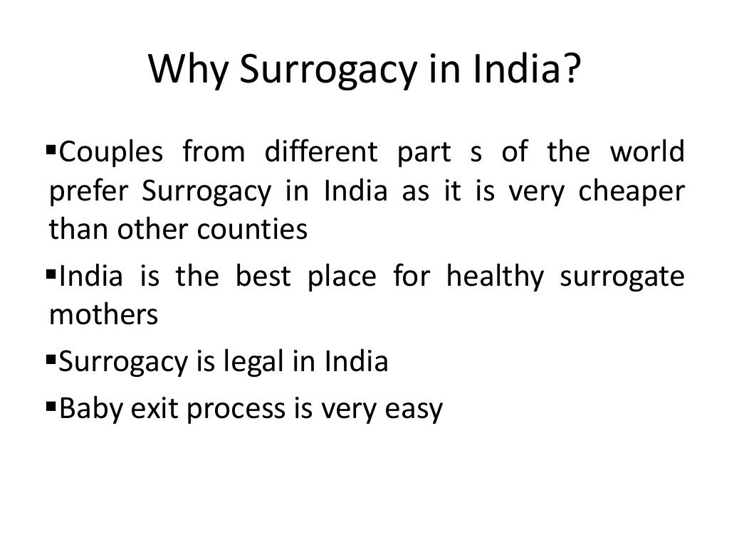 Surrogacy Cost In India