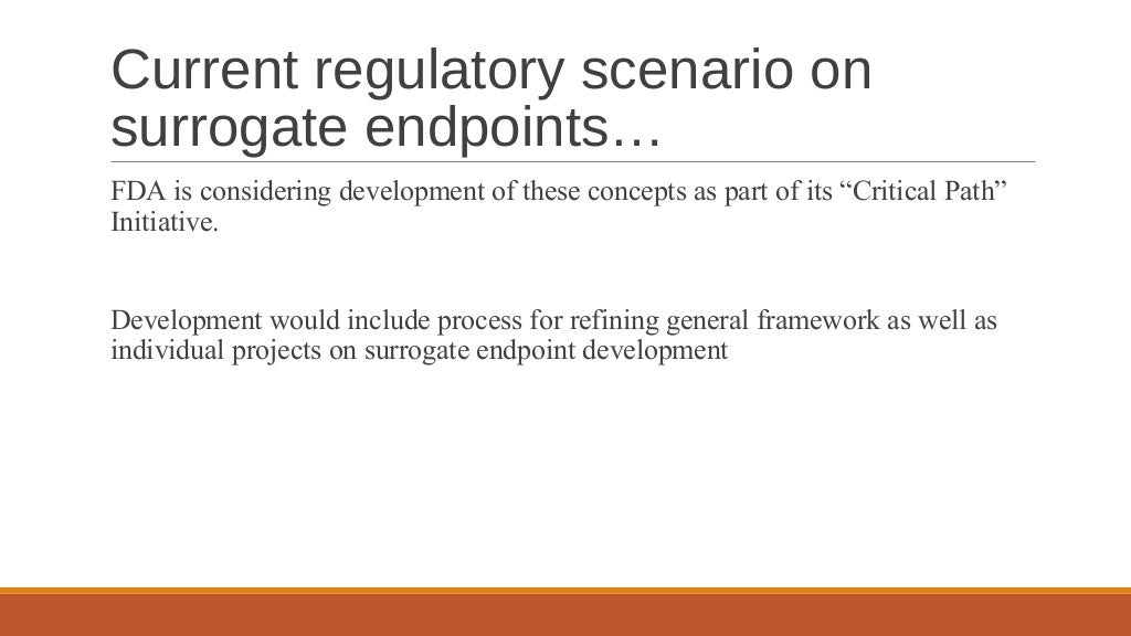 Surrogate endpoints in clinical trial