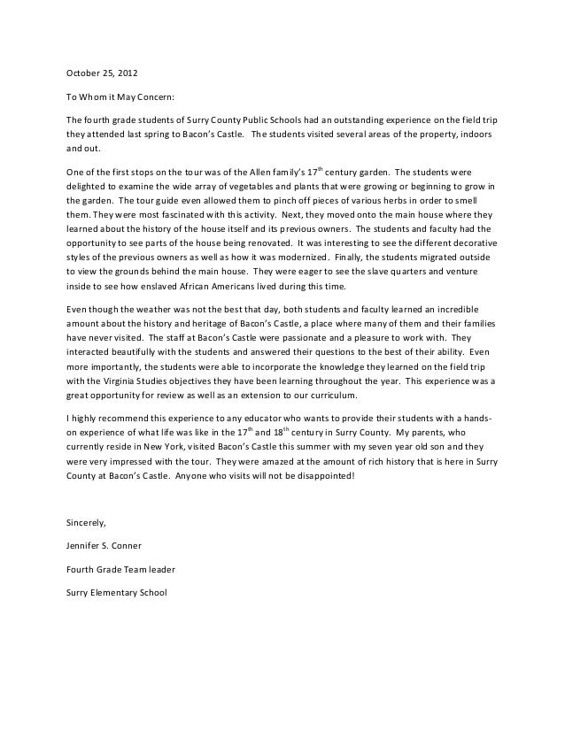 letter of recommendation for an elementary student going to elementary recommendation letter