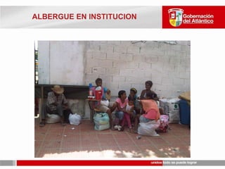 ALBERGUES EN INSTITUCIONES