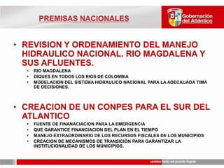 PARA MEJORAR LA  DE LOS ATLANTICENSES