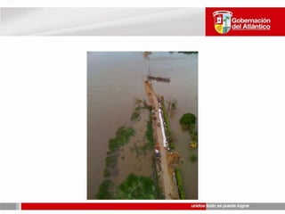 CAUDALES 4/12/10 a 10 a.m.A CartagenaA Barranquilla1.400m3/seg15.300 m3/seg745 m3/segCalamar17.470 m3/segRio Magdalena