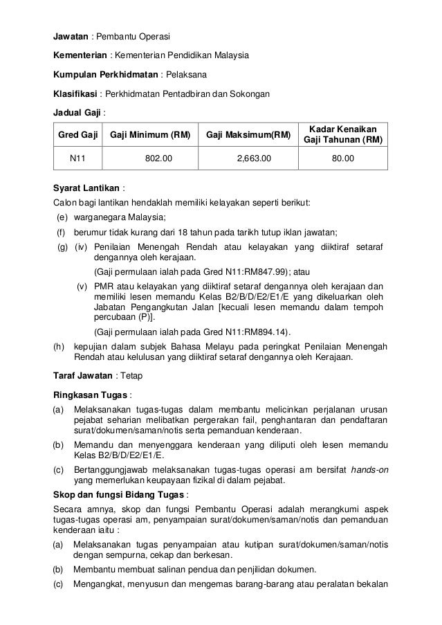 Jawatan Kosong Suruhanjaya Perkhidmatan Pelajaran Spp April 2014