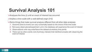 Survival Analysis With Generalized Additive Models | PPTX