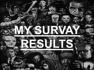 MY SURVAY
RESULTS
 