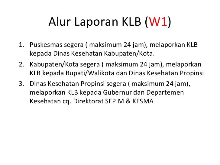 Surveilans Potensi Klb