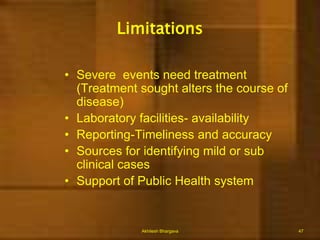 Population based surveillanceSurveysServicesAkhilesh Bhargava19