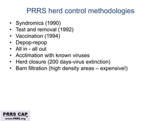 Surveillance and disease control approaches for pigs and their application to ASF